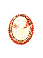 Spilla Stocco Gioielli Donna in Oro Corallo CCO01 - CCO01